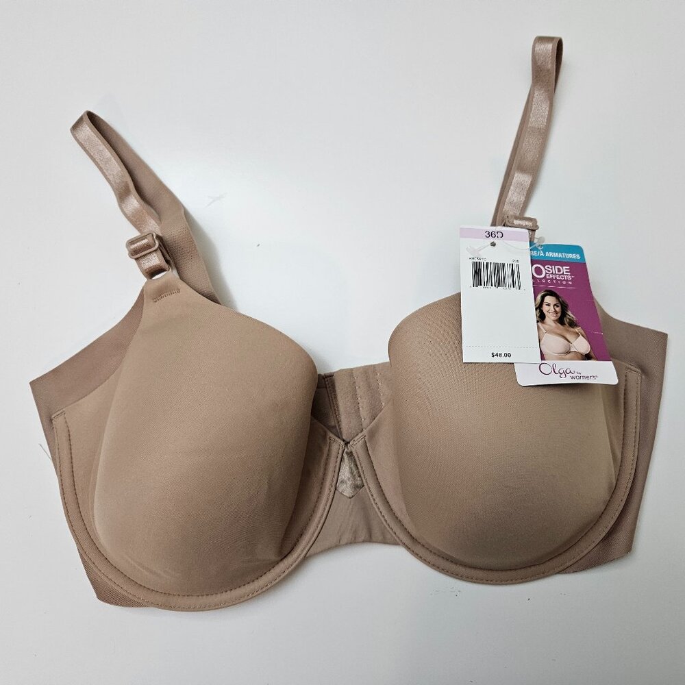 242. "Olga" by Warner''s padded underwire bra. NWT